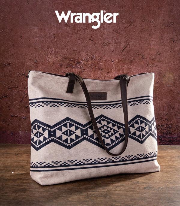 Montana West Aztec Canvas Tote