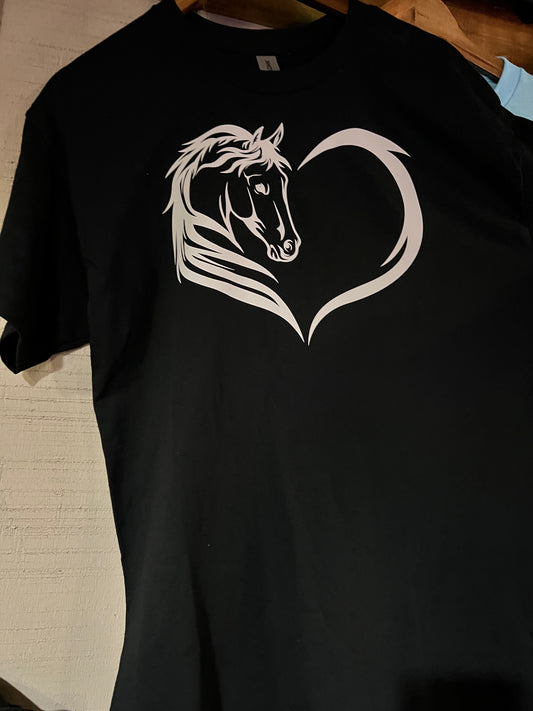 Horse with heart