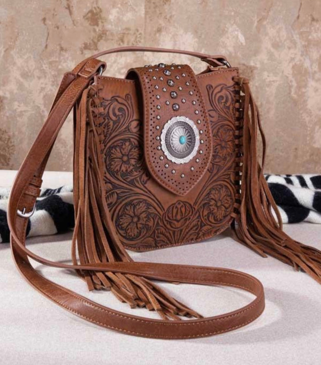 Montana West tooled Crossbody