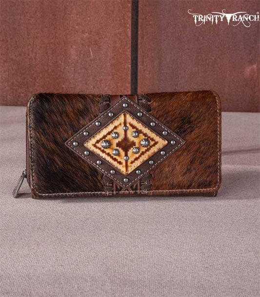 Trinity Ranch Cowhide Leather Wallet